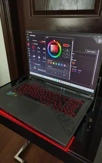 لپتاپ ایسوس راگ ۱۸ اینچ i9 با 4070. گیمینگ رندرینگ