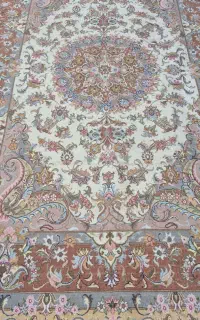 ۲ جفت فرش ۹متری سالاری گل ابریشم