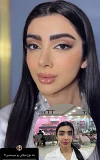 میکاپ و شنیون تخصصی عروس وهمراه با ماندگاری بالا