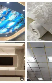 نصاب سقف کاذب و کاغذ دیواری