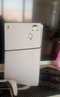 ps5اسلیم دو دسته همراه کیف و محافظ دو ماه کارکرد