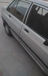پراید مدل 88 دوگانه سوز نقره ای
