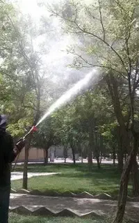 سمپاشی درختان هرس تیلر درختکاری  گل کود بیل زدن