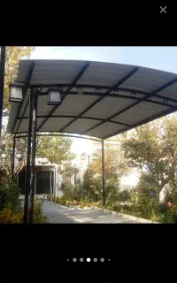 سایبون سایبان سقفهای شیبدار پارکینگی
