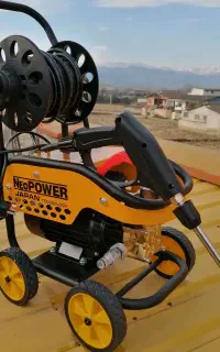 کارواش کالسکه ای قرقره دار مارک اصلی نیوپاور