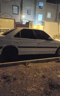 پژو پارس tuf رنگ سفید