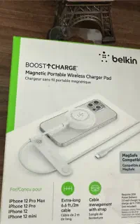 پد شارژر بی سیم مگ سیف بلکین belkin