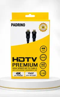 کابل HDMI برند پادرینو 4K ULTRA HD(فروشگاه سروش)