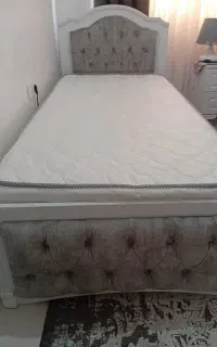 تخت نوجوانی با تشک کاملا