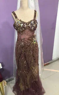 لباس مجلسی سنگدوزی درحد نو