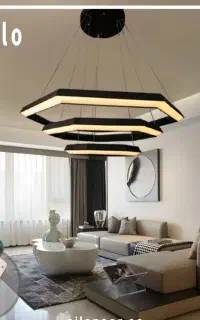 چراغ آویز آپولو سه طبقه