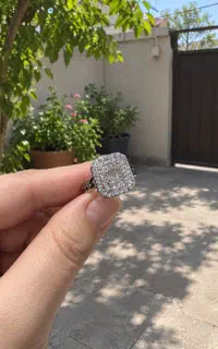 حلقه استیل جواهری