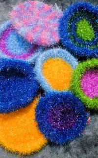 فروش عمده اسکاج سوزنی خارجی دست‌دوز. 48 تایی