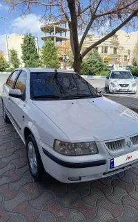 سمند LX سفید مولتی پلکس مدل 95