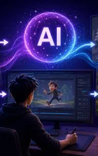 آموزش صفر تا تولید یک انیمیشن کامل بااستفاده از AI