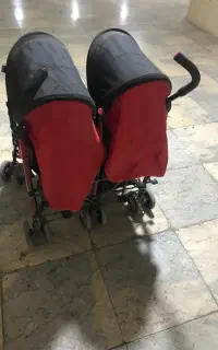کالسکه دو قلویی اورجینال چیکو( در حد نو )