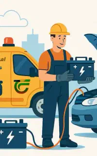 باطری. امداد برق و باطری در محل