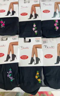 فروش عمده جوراب گلدوزی