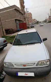 پراید دوگانه فابریک بی رنگ بدون توضیح کولر یخ