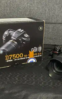 Nikon d7500 با لنز کیت ۱۸-۱۴۰