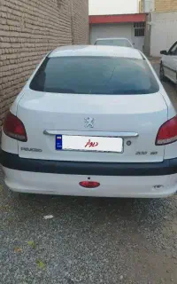 206 SD بی رنگ شاسی سالم