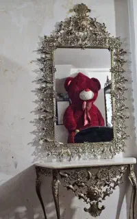 آیینه کنسول برنزی اصل