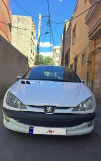 پژو ۲۰۶مدل ۸۵ سفید کارخانه