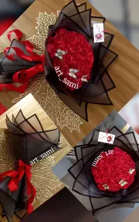 باکس گل و دسته گل زیبا و همیشه موندگار