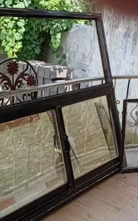 پنجره آلومینیم ۱۵۵×۱۵۰ در حد