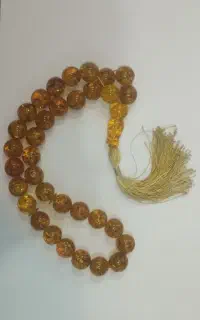 تسبیح کهربا و سندلوس و هسته خرما