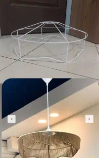 فریم خام لوستر وآباژور