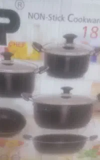 قابلمه تفلون 18 پارچه