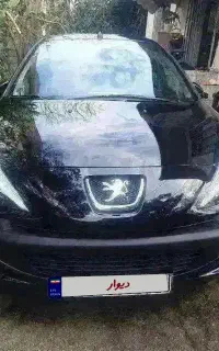 پژو ۲۰۷ سقف فلز TU5 مشکی استاندارد۸۵ گانه