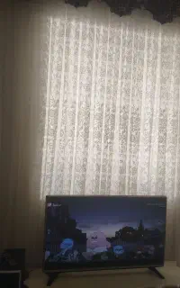 تشک  دو نفره و پرده