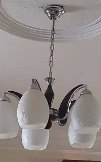 ۲ عدد لوستر ۵ شاخه.سالم