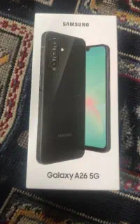 A26 سامسونگ 256گیگ . رام 6 . 5G .  مشکی