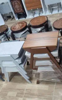 میز عسلی تاشوچمدونی فلزی و چوبی و قایقی و گردکد V5
