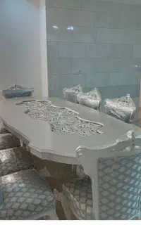 سرویس مبل ۹ نفره و میز ناهار خوری