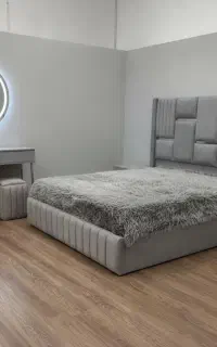 فروش تخت خواب مدرن MDF و پارچه تولید مستقیم