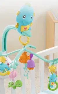 آویز تخت موزیکال کودک برند Fisher-Price