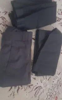 سه عدد شلوار  پارچه ای مردانه مشکی