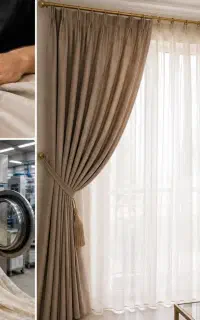 شستشوی پرده،نصاب پرده،تعمیرات ونصب پرده،خشکشویی