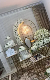 دکور اقتصادی گل ارایی بله برون،عقد،عروسی،حنابندان