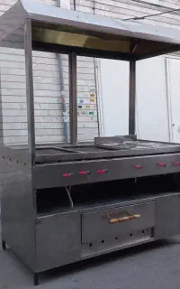 فر ساندویچ و پیتزا مرکب 2 سنگ استیک چدن سرخ کن