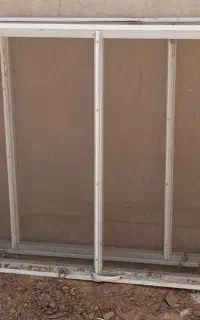 درب توری آلمینیومی 90×2 دو عدد سـالم
