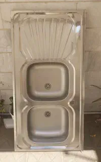 سینک دولگنه چپ استیل