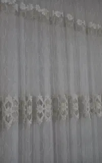 پرده زیر پرده به همراه چوب پرده ها