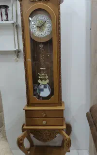 ساعت ایستاده کامل چوب