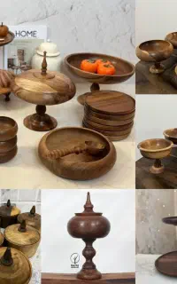 فروش ویژه ظروف چوبی (اقساط ۶ ماهه)