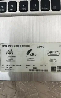 لپ تاپ asus a540u